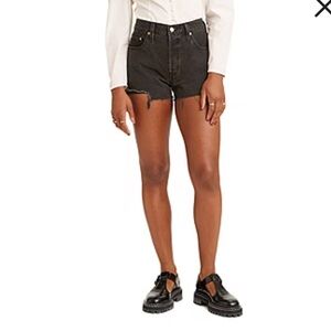 Levi’s 501 black Denim Shorts